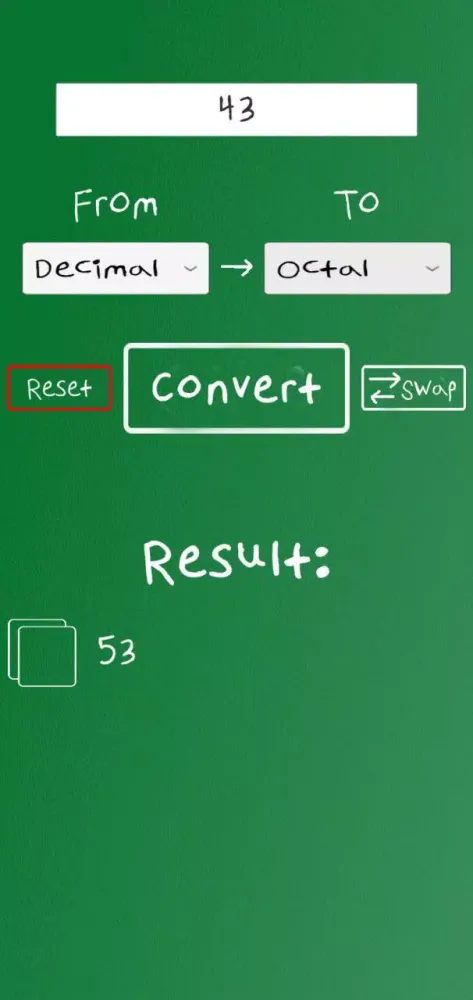Zrzuty ekranu Binary To Decimal Converter