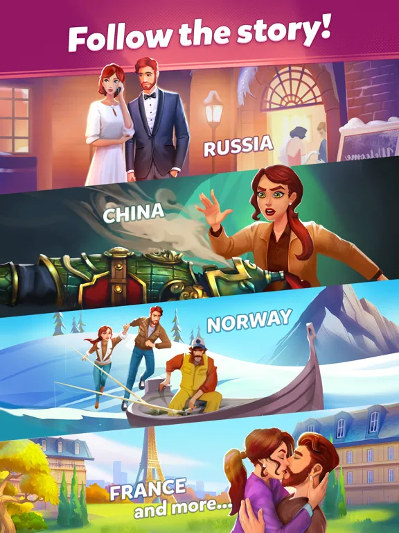 Zrzuty ekranu Emily's Stories - Match Puzzle iPad 