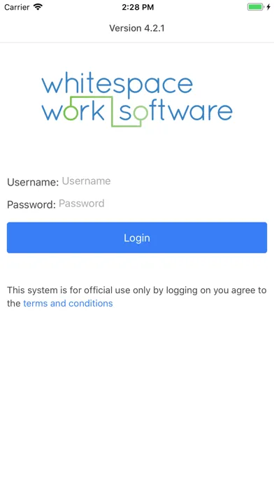 Whitespace Mobile スクリーンショット