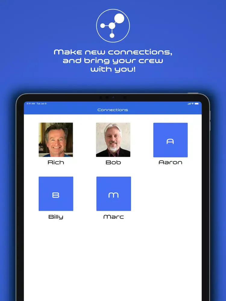 SOCIETY Secure Messenger iPad  Screenshots