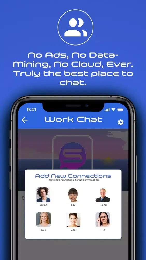 SOCIETY Secure Messenger Screenshots