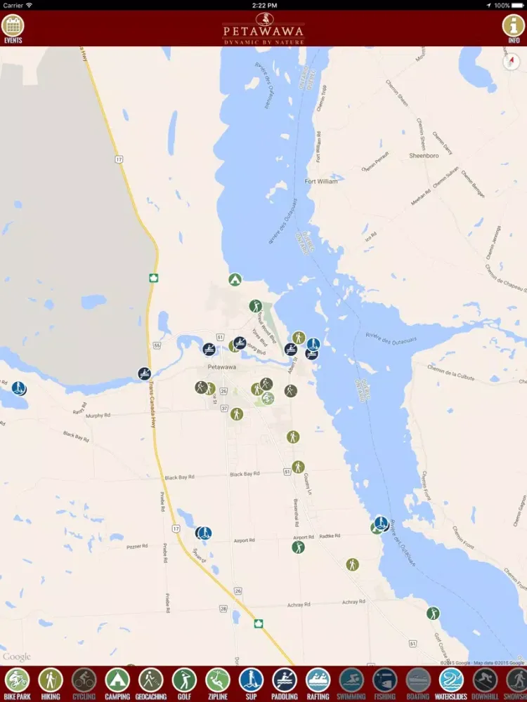 Petawawa's Guide To Outside iPad  स्क्रीनशॉट
