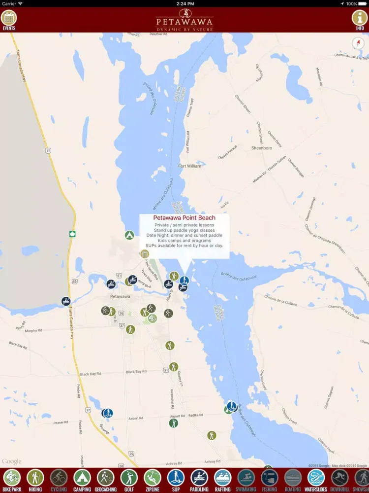 Petawawa's Guide To Outside iPad  स्क्रीनशॉट