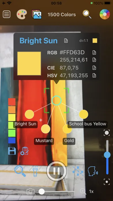 Color Name Recognizer Camera Screenshots