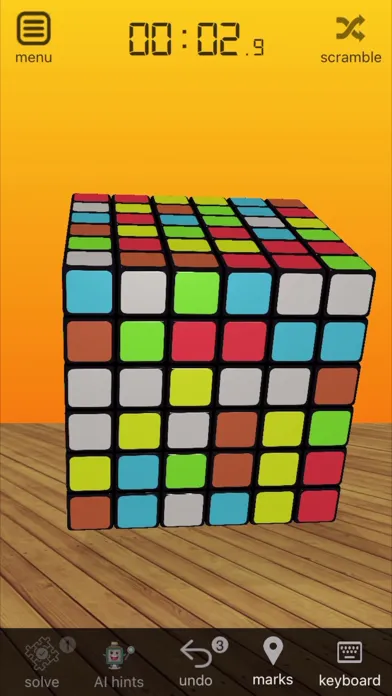 3D Magic Cube Solver Screenshots