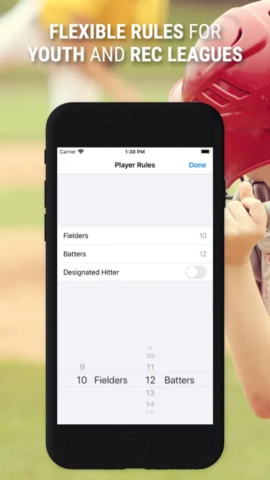ภาพหน้าจอของ Home Field ScorebooK