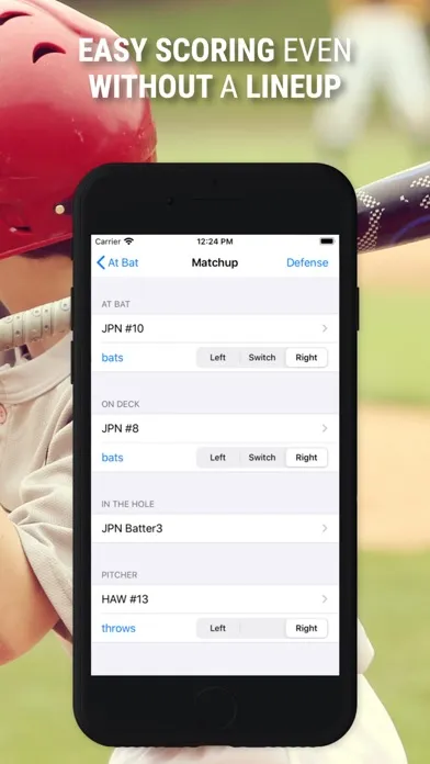 ภาพหน้าจอของ Home Field ScorebooK
