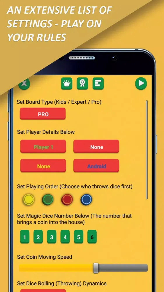 Screenshot di Snakes and Ladders