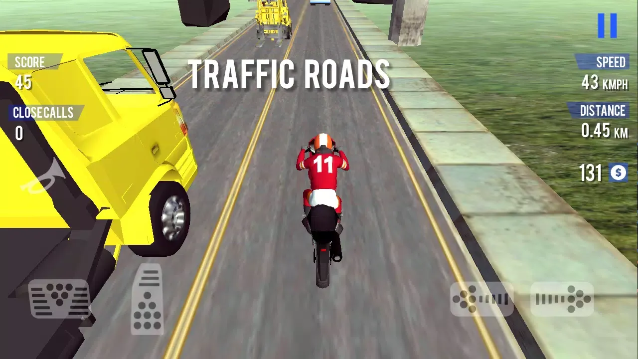 Captures d'écran de Moto Racing 3D