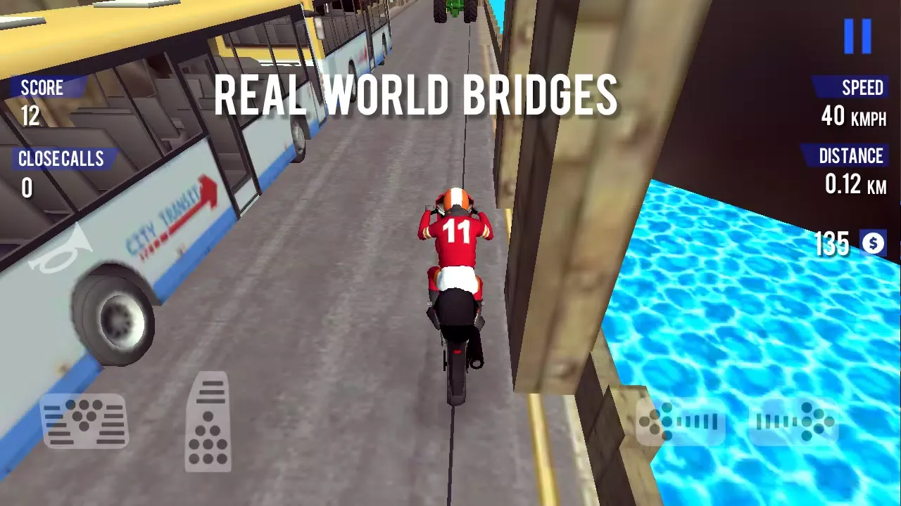 Captures d'écran de Moto Racing 3D