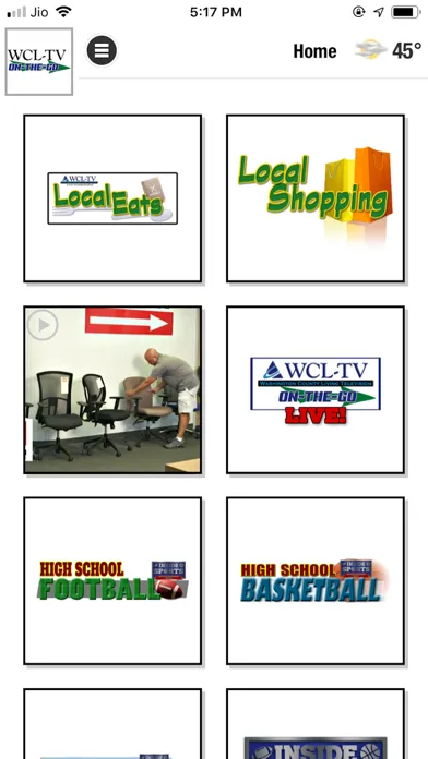 WCL-TV On-the-Go سکرین شاٹس