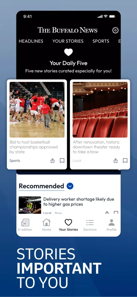 The Buffalo News App Screenshots