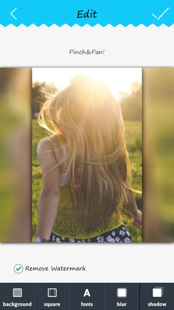 Скриншоты PhotoSquarer - No Crop, Photo Square for Instagram