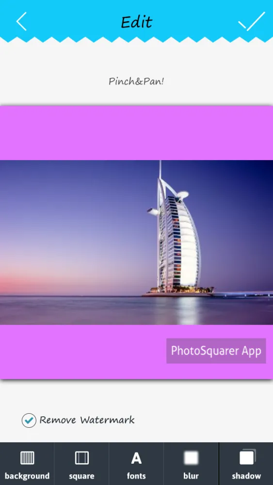 Скриншоты PhotoSquarer - No Crop, Photo Square for Instagram