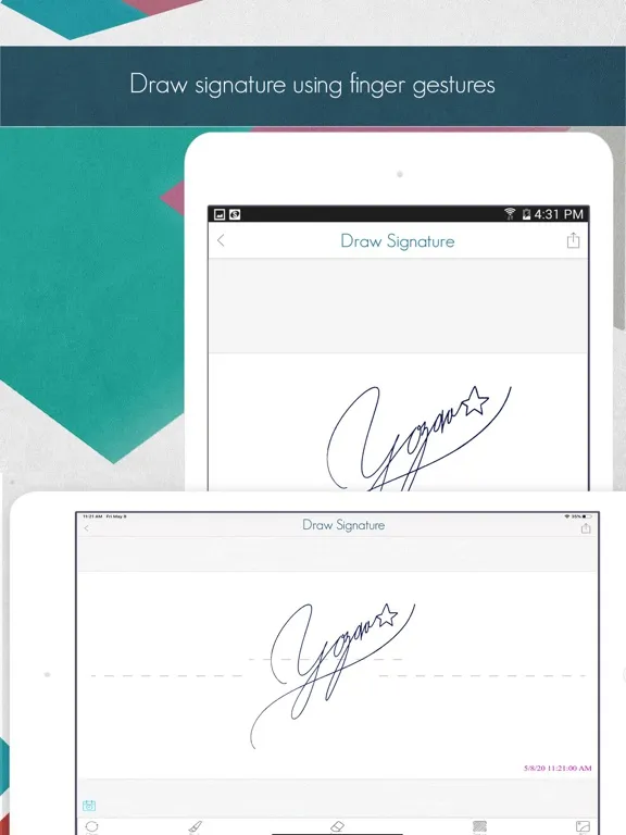 Captures d'écran de Autograph+ (Lite Version) iPad 