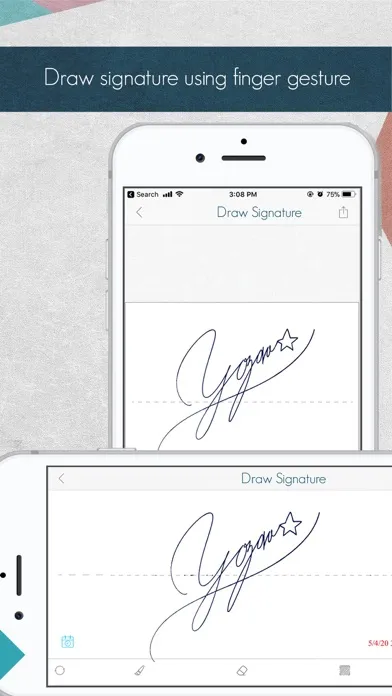 Captures d'écran de Autograph+ (Lite Version)