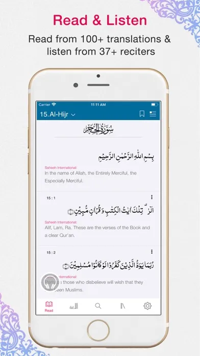 Quran App Read,Listen,Search应用截图