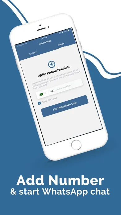 Capturas de pantalla de WhatsText Send Direct Message