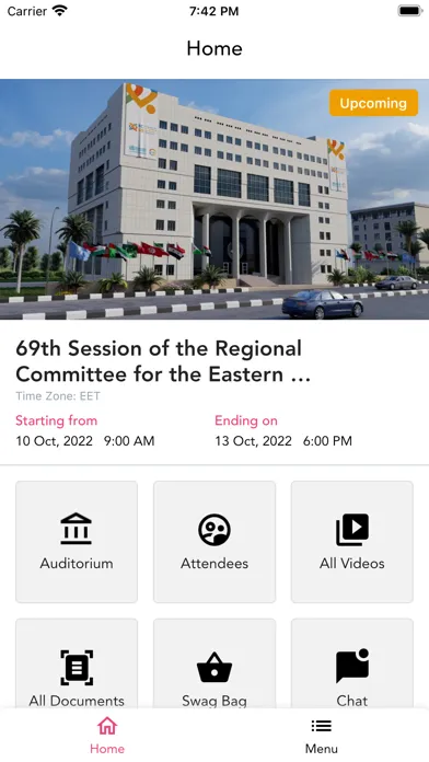 ภาพหน้าจอของ EMRO RC69