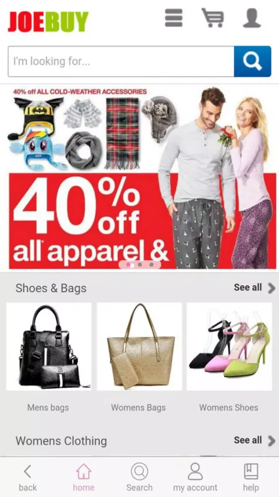 Tangkapan layar Wholesale clothing
