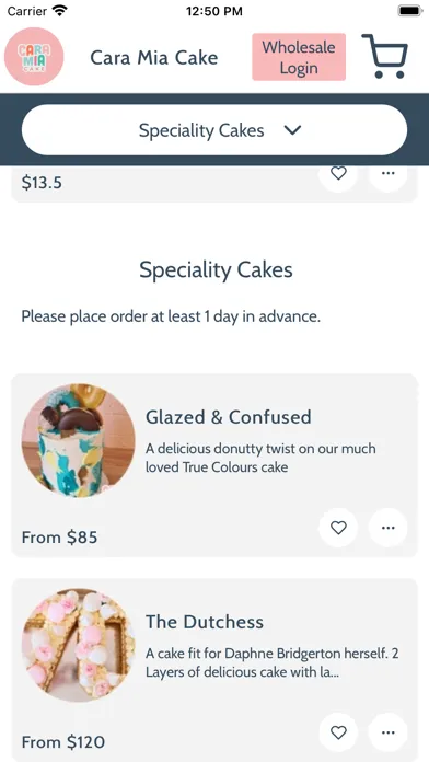 Cara Mia Cake স্ক্রিনশট