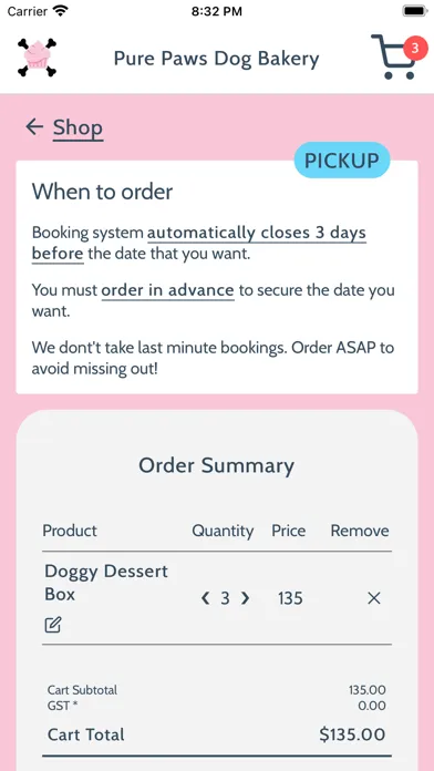 Pure Paws Dog Bakery স্ক্রিনশট
