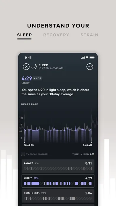 WHOOP Performance Optimization應用截圖