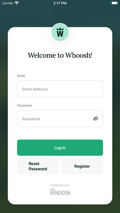 Whoosh Member App スクリーンショット