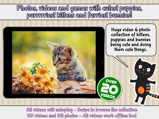 Capturas de pantalla de Puppies, Whopping Puppies - furry fun for kids! iPad 