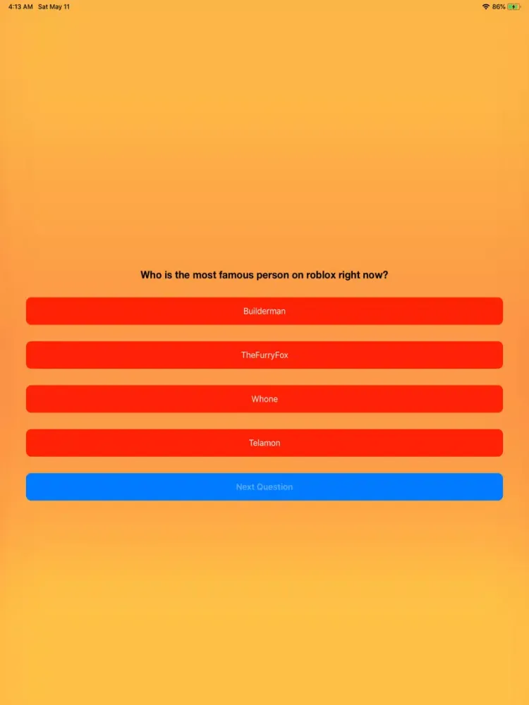 Zrzuty ekranu Quiz For Robux Pro Guide iPad 