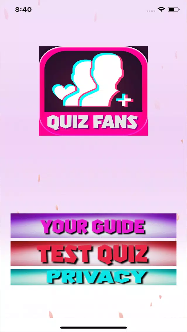 Tangkapan skrin Quiz for Fans TKT