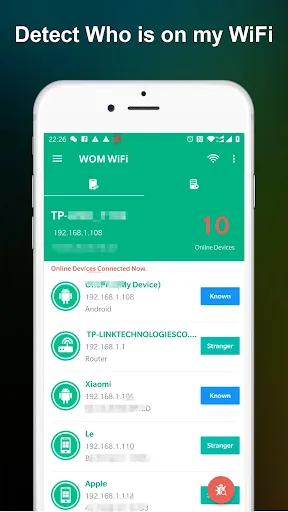 Who is on my WiFi - WiFi Scan Screenshots