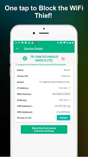 Who is on my WiFi - WiFi Scan Screenshots
