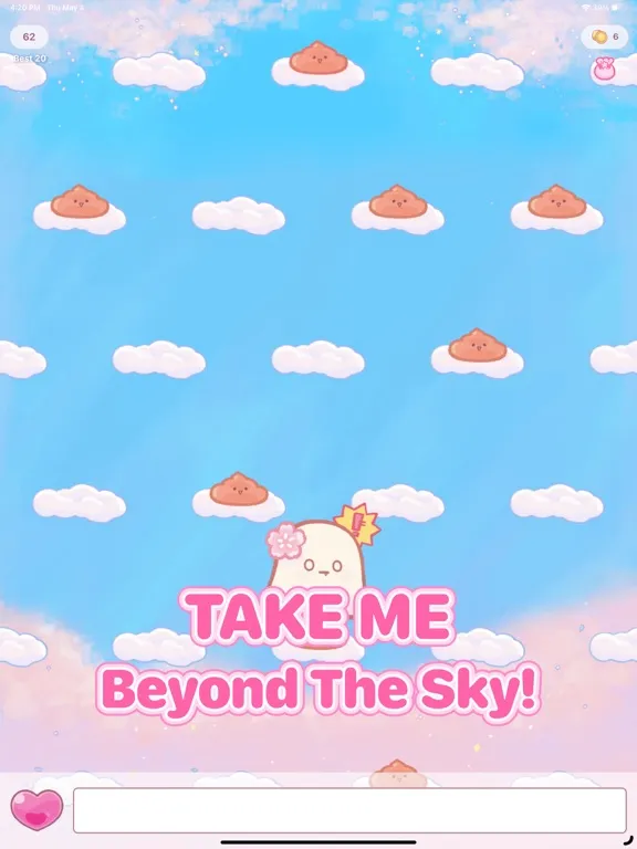 Mochi Jump - Into infinity iPad 應用截圖