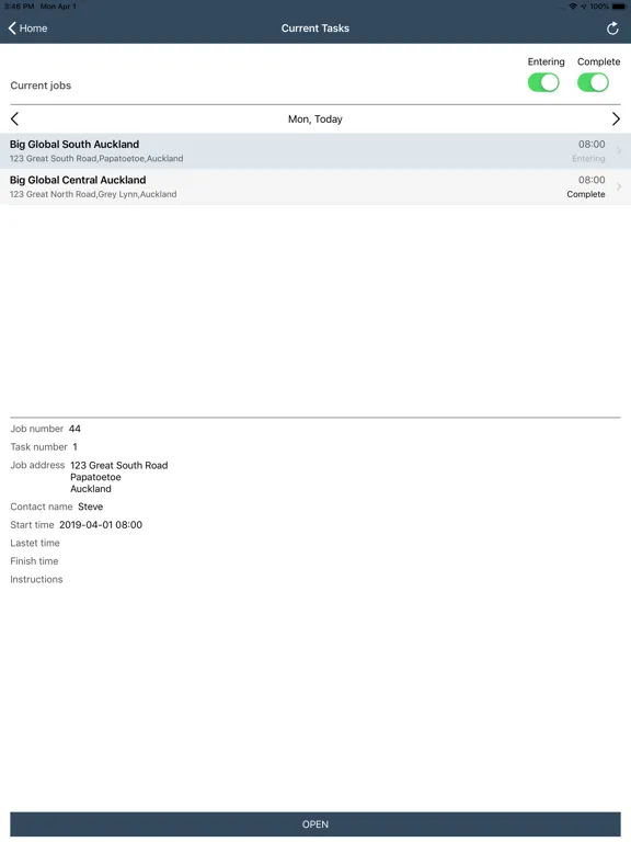 E-TS Mobile iPad  स्क्रीनशॉट