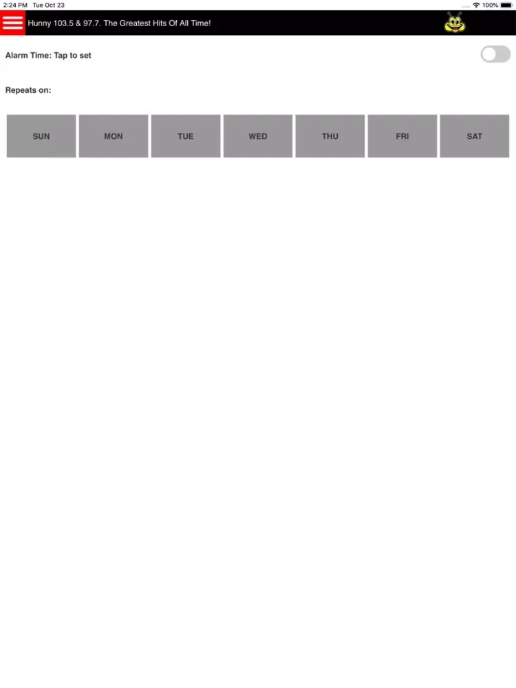 Ảnh chụp màn hình của Hunny iPad 