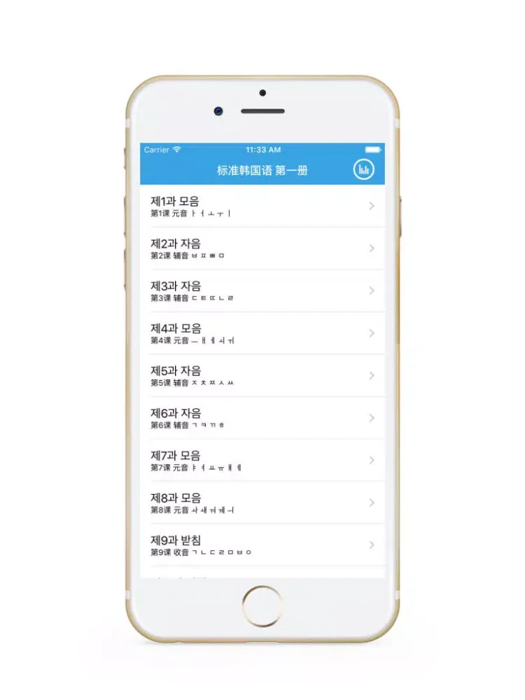 Captures d'écran de 标准韩国语 - 韩语自学教程 iPad 