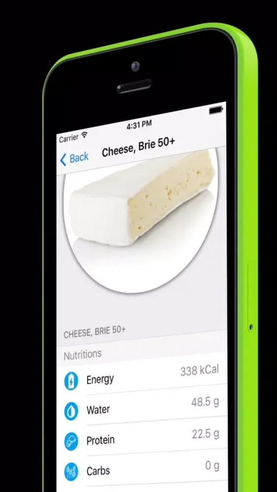 تصاویر Nutrition table for weight control