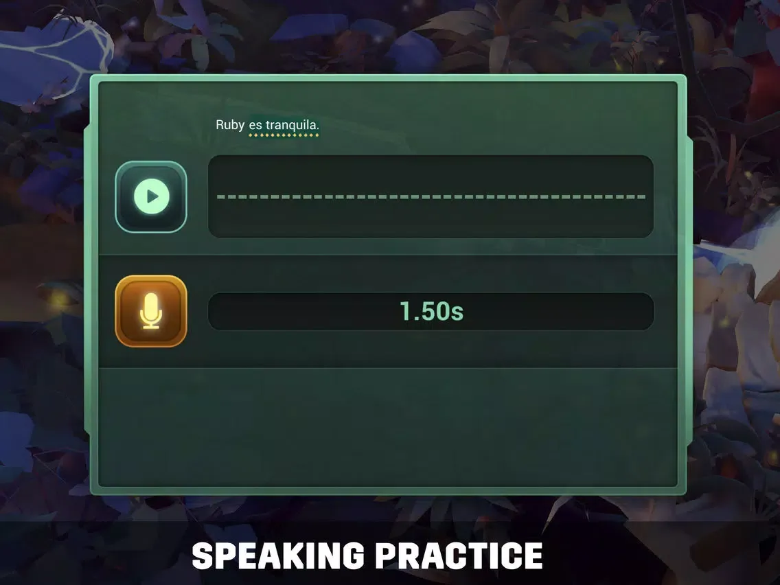 Tangkapan layar Learn Languages with Ruby Rei iPad 