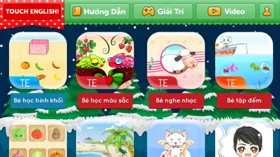 Tangkapan skrin Touch English !