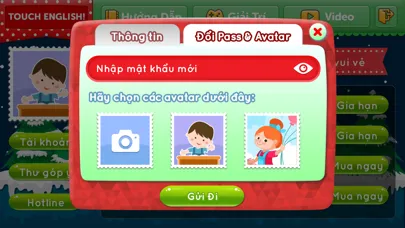 Tangkapan skrin Touch English !