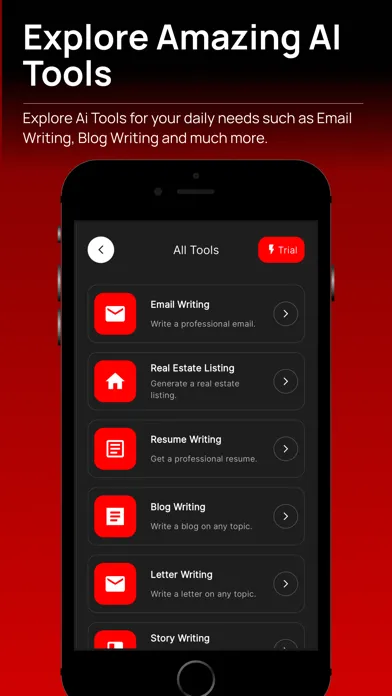 Captures d'écran de Wick AI - Ask AI Anything