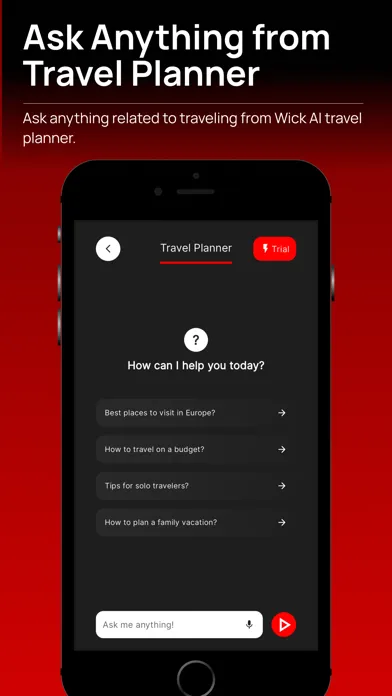 Captures d'écran de Wick AI - Ask AI Anything