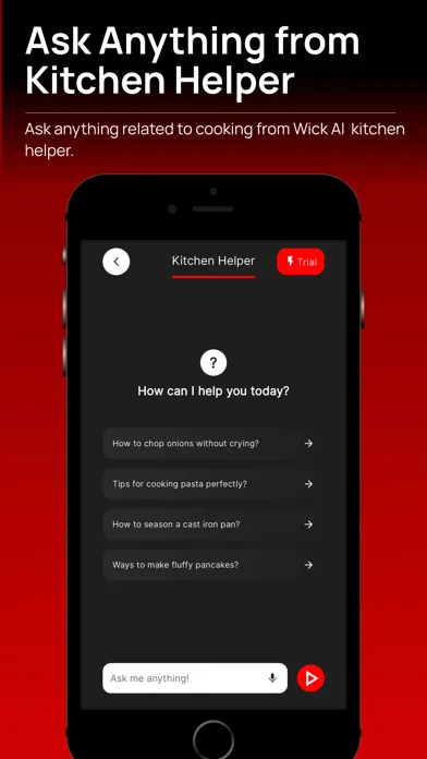 Captures d'écran de Wick AI - Ask AI Anything