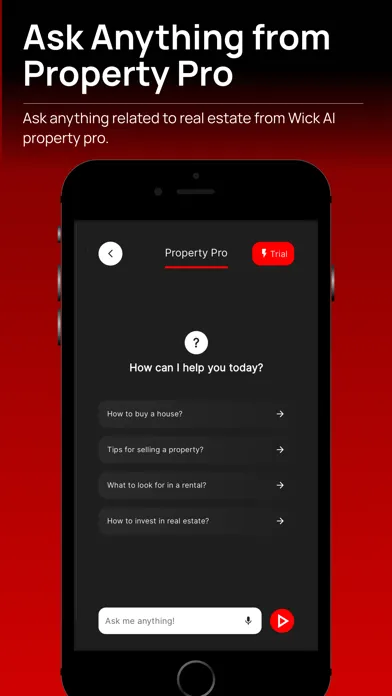 Captures d'écran de Wick AI - Ask AI Anything