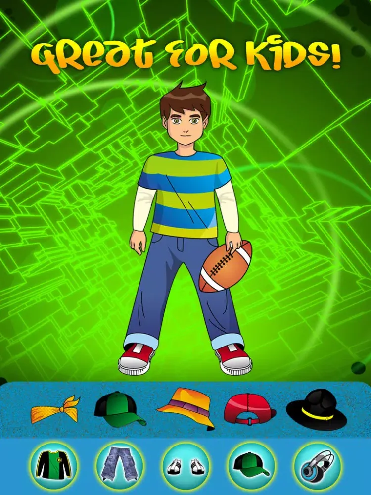 Tangkapan layar The Ultimate Action Boy - Cool Dress Up Game - Free Edition iPad 