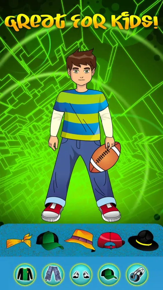 Tangkapan layar The Ultimate Action Boy - Cool Dress Up Game - Free Edition