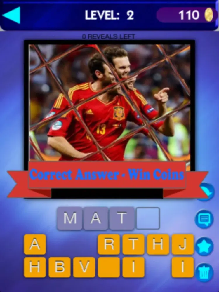 Tangkapan skrin Guess The Tiled Star Footballers Quiz - World Soccer Players Faces Game - Free App iPad 