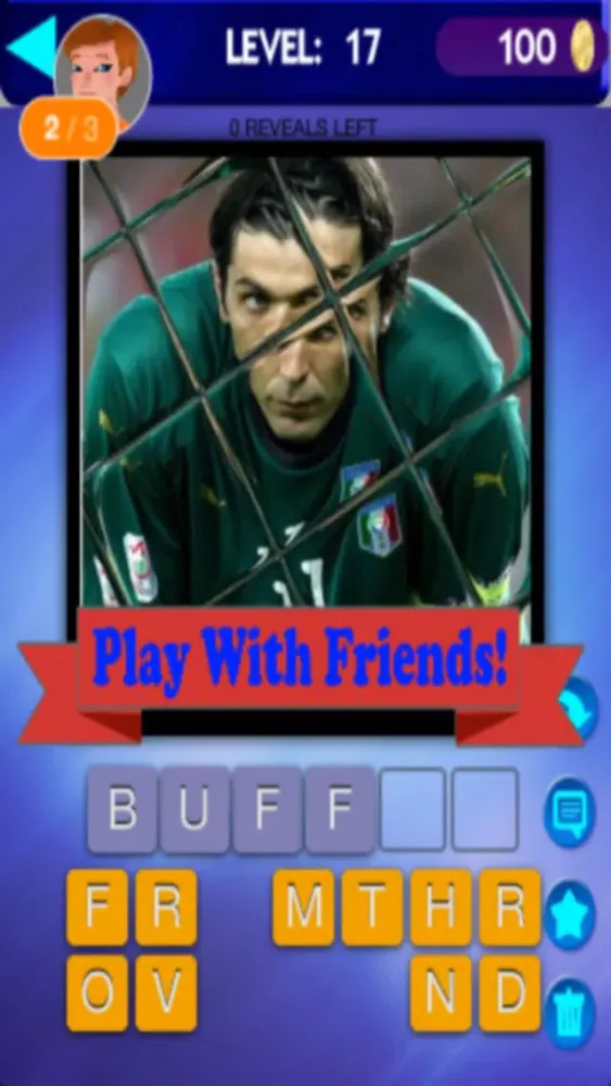 Tangkapan skrin Guess The Tiled Star Footballers Quiz - World Soccer Players Faces Game - Free App