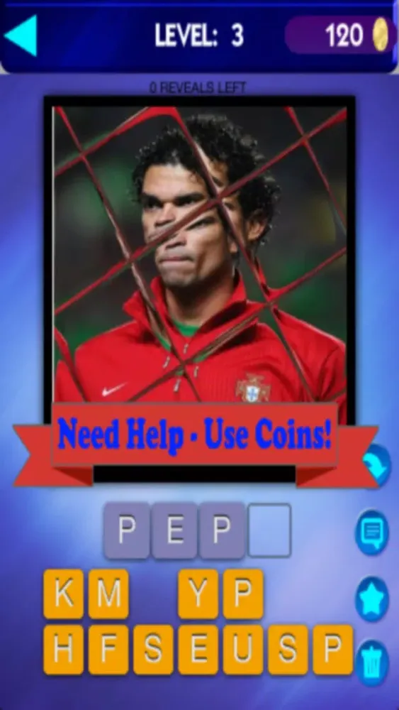 Tangkapan skrin Guess The Tiled Star Footballers Quiz - World Soccer Players Faces Game - Free App